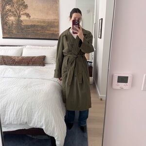 Stanley Blacker Green Trench Coat